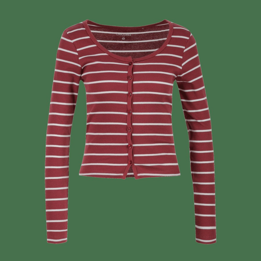 Bekleidung Chicorée | Romy Stripe Cardigan