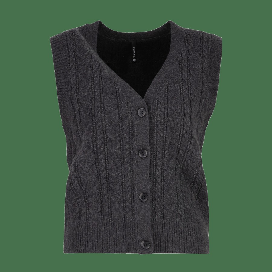 Bekleidung Chicorée | Cable Pullover Vest